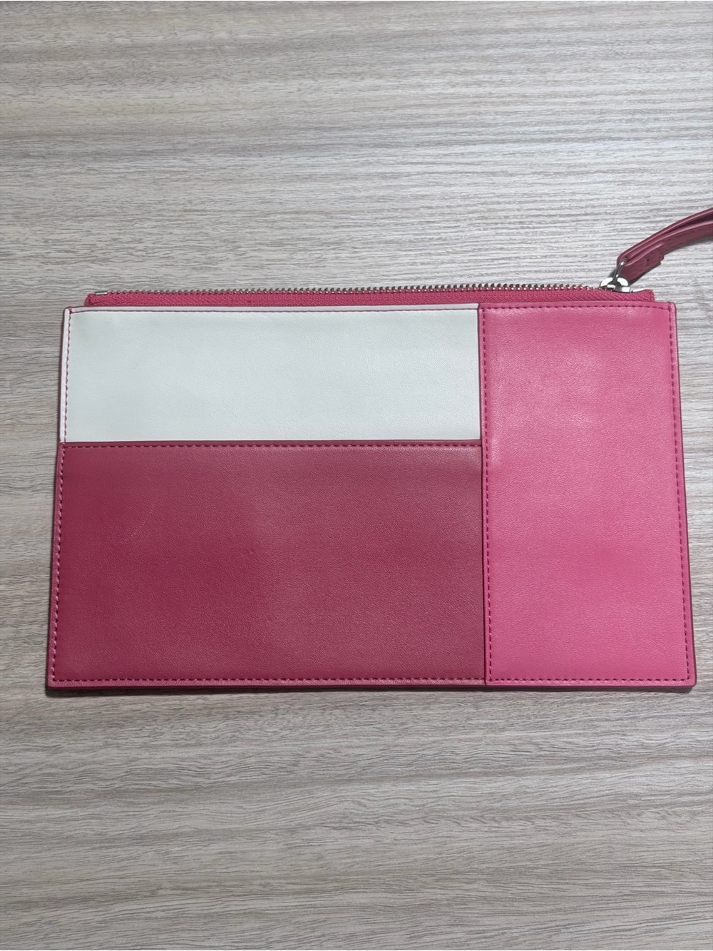 Vera Bradley Composition Colorblock Faux Leather Wristlet Wallet